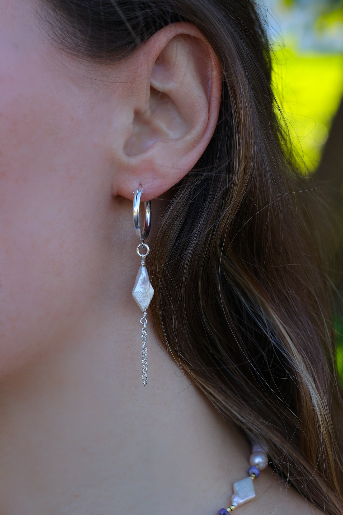 Verano silver earrings