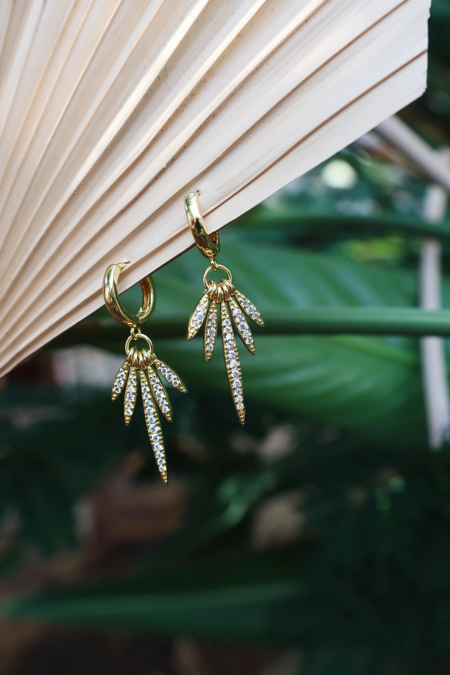 Palm Earrings